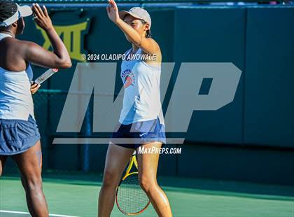 Thumbnail 1 in Seven Lakes vs Westwood (UIL 6A Tennis Final) photogallery.