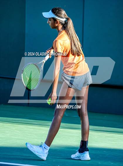 Thumbnail 2 in Seven Lakes vs Westwood (UIL 6A Tennis Final) photogallery.