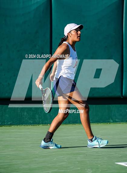 Thumbnail 3 in Seven Lakes vs Westwood (UIL 6A Tennis Final) photogallery.