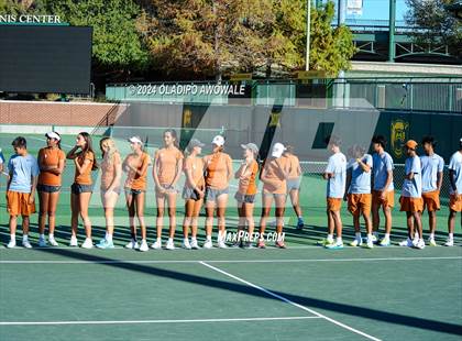 Thumbnail 2 in Seven Lakes vs Westwood (UIL 6A Tennis Final) photogallery.