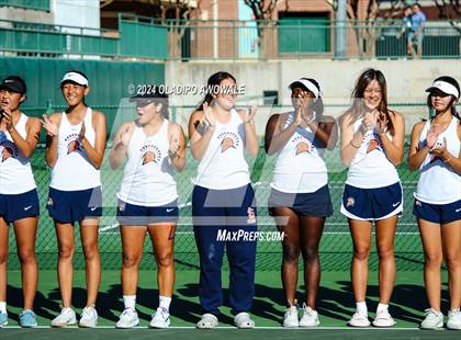 Thumbnail 2 in Seven Lakes vs Westwood (UIL 6A Tennis Final) photogallery.