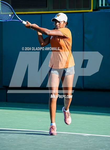 Thumbnail 1 in Seven Lakes vs Westwood (UIL 6A Tennis Final) photogallery.