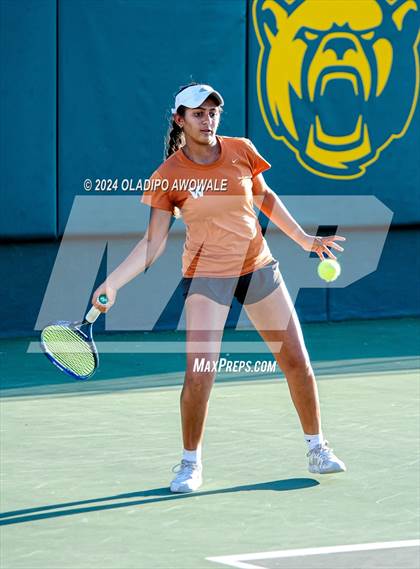 Thumbnail 1 in Seven Lakes vs Westwood (UIL 6A Tennis Final) photogallery.