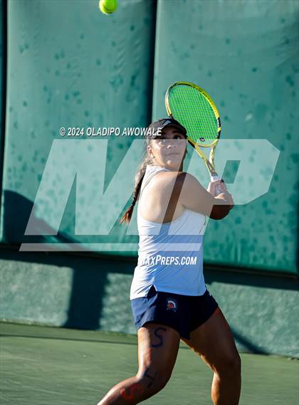 Thumbnail 2 in Seven Lakes vs Westwood (UIL 6A Tennis Final) photogallery.