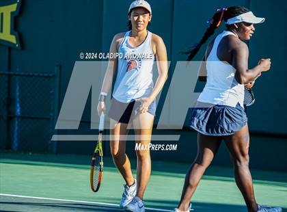 Thumbnail 2 in Seven Lakes vs Westwood (UIL 6A Tennis Final) photogallery.