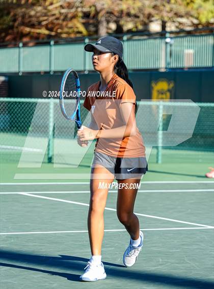 Thumbnail 2 in Seven Lakes vs Westwood (UIL 6A Tennis Final) photogallery.