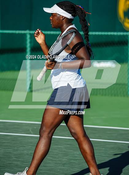 Thumbnail 2 in Seven Lakes vs Westwood (UIL 6A Tennis Final) photogallery.