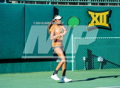 Thumbnail 2 in Seven Lakes vs Westwood (UIL 6A Tennis Final) photogallery.
