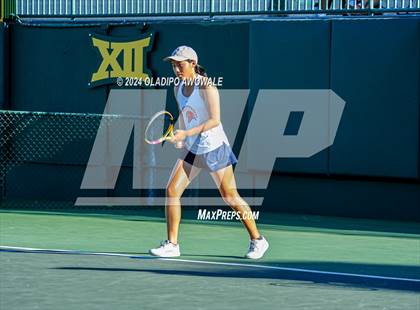 Thumbnail 1 in Seven Lakes vs Westwood (UIL 6A Tennis Final) photogallery.