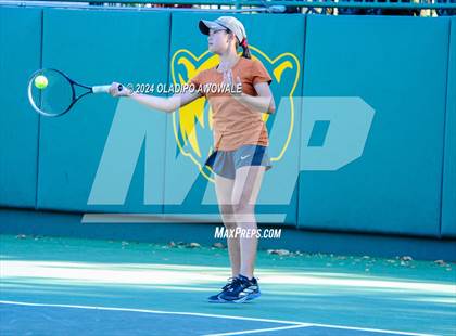 Thumbnail 1 in Seven Lakes vs Westwood (UIL 6A Tennis Final) photogallery.