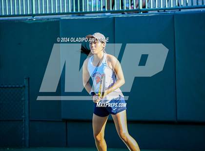 Thumbnail 3 in Seven Lakes vs Westwood (UIL 6A Tennis Final) photogallery.