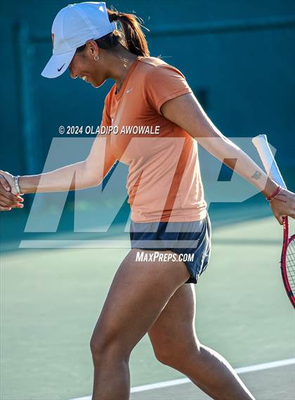 Thumbnail 1 in Seven Lakes vs Westwood (UIL 6A Tennis Final) photogallery.