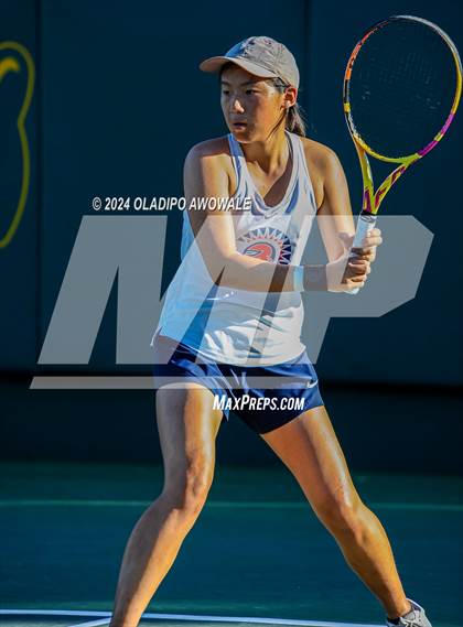 Thumbnail 1 in Seven Lakes vs Westwood (UIL 6A Tennis Final) photogallery.