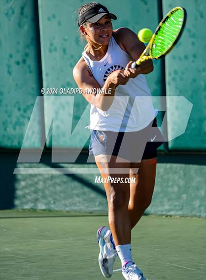 Thumbnail 1 in Seven Lakes vs Westwood (UIL 6A Tennis Final) photogallery.