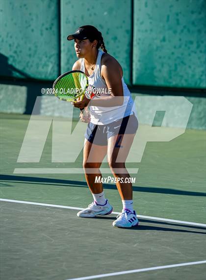 Thumbnail 2 in Seven Lakes vs Westwood (UIL 6A Tennis Final) photogallery.