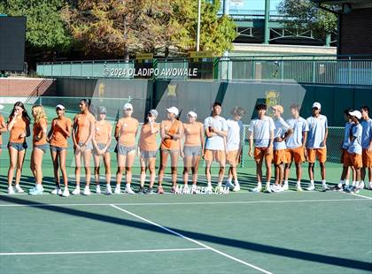 Thumbnail 3 in Seven Lakes vs Westwood (UIL 6A Tennis Final) photogallery.
