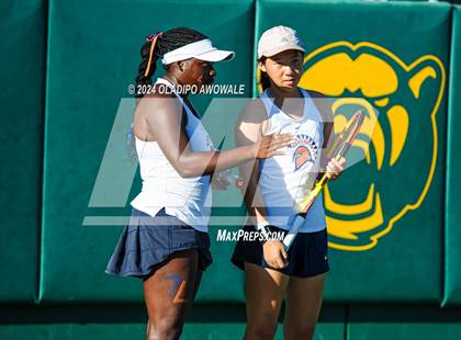 Thumbnail 1 in Seven Lakes vs Westwood (UIL 6A Tennis Final) photogallery.
