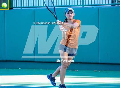 Thumbnail 2 in Seven Lakes vs Westwood (UIL 6A Tennis Final) photogallery.