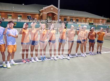 Thumbnail 2 in Seven Lakes vs Westwood (UIL 6A Tennis Final) photogallery.