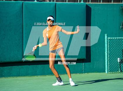 Thumbnail 2 in Seven Lakes vs Westwood (UIL 6A Tennis Final) photogallery.