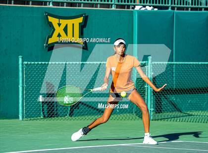 Thumbnail 1 in Seven Lakes vs Westwood (UIL 6A Tennis Final) photogallery.