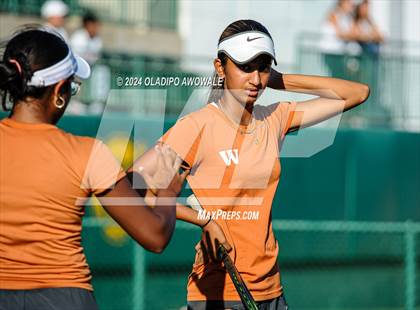 Thumbnail 1 in Seven Lakes vs Westwood (UIL 6A Tennis Final) photogallery.