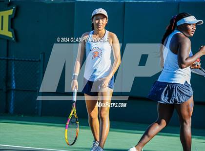 Thumbnail 3 in Seven Lakes vs Westwood (UIL 6A Tennis Final) photogallery.