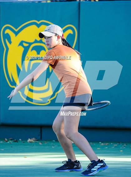 Thumbnail 1 in Seven Lakes vs Westwood (UIL 6A Tennis Final) photogallery.