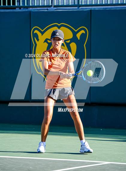 Thumbnail 1 in Seven Lakes vs Westwood (UIL 6A Tennis Final) photogallery.