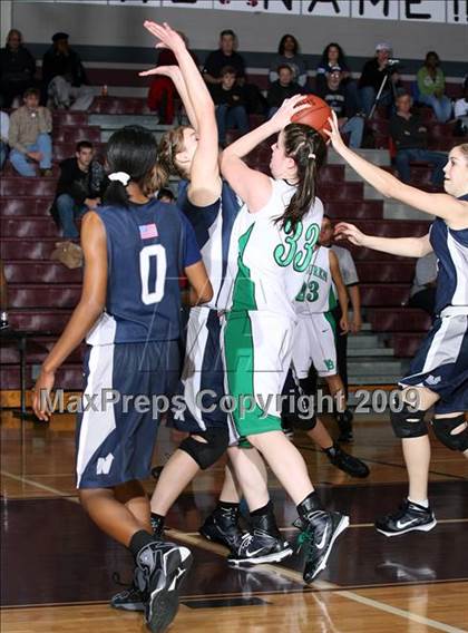 Thumbnail 1 in Edmond North vs Van Buren (Sherman Holiday Tournament) photogallery.