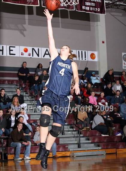 Thumbnail 1 in Edmond North vs Van Buren (Sherman Holiday Tournament) photogallery.