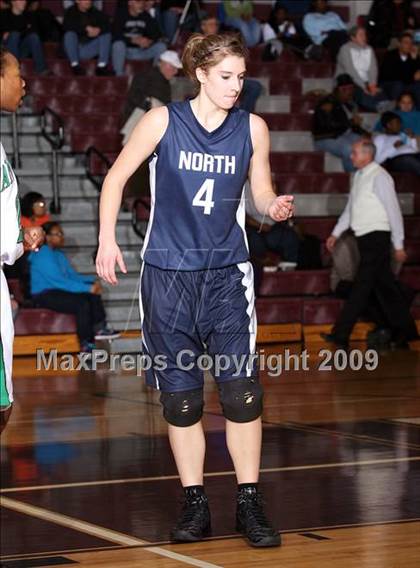 Thumbnail 2 in Edmond North vs Van Buren (Sherman Holiday Tournament) photogallery.