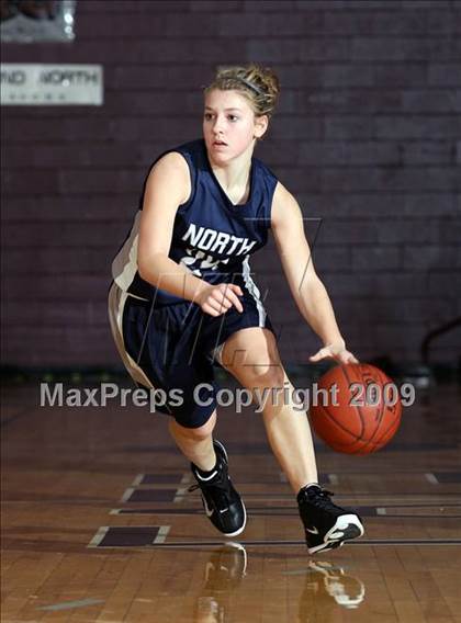 Thumbnail 3 in Edmond North vs Van Buren (Sherman Holiday Tournament) photogallery.