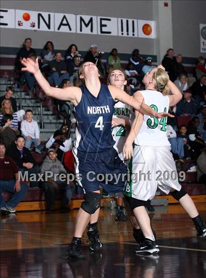 Thumbnail 1 in Edmond North vs Van Buren (Sherman Holiday Tournament) photogallery.