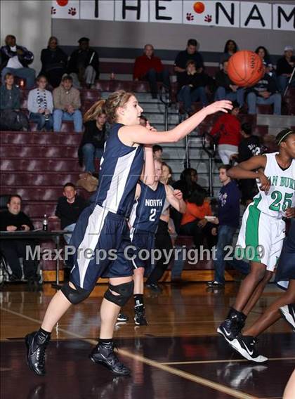 Thumbnail 3 in Edmond North vs Van Buren (Sherman Holiday Tournament) photogallery.
