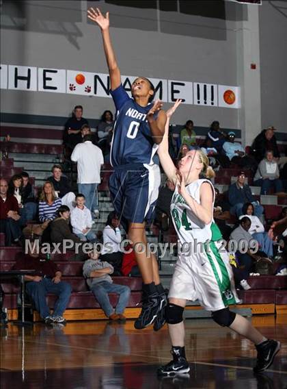 Thumbnail 2 in Edmond North vs Van Buren (Sherman Holiday Tournament) photogallery.