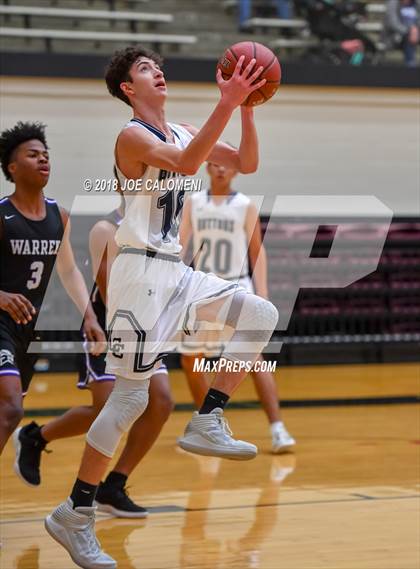 Thumbnail 2 in Central Catholic vs Warren (NEISD/NISD Basketball Tournament) photogallery.