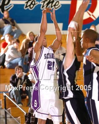 Thumbnail 1 in North Broward Prep vs. Sacramento (Les Schwab Challenge) photogallery.