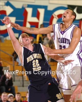 Thumbnail 1 in North Broward Prep vs. Sacramento (Les Schwab Challenge) photogallery.