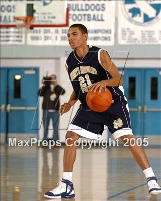 Thumbnail 2 in North Broward Prep vs. Sacramento (Les Schwab Challenge) photogallery.