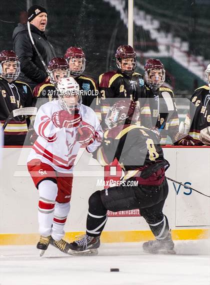 Thumbnail 2 in Boston College High vs. Catholic Memorial (Frozen Fenway) photogallery.