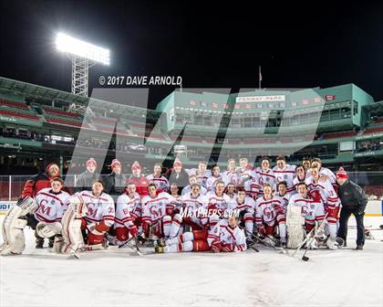 Thumbnail 3 in Boston College High vs. Catholic Memorial (Frozen Fenway) photogallery.