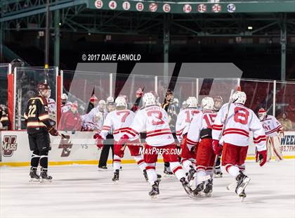 Thumbnail 3 in Boston College High vs. Catholic Memorial (Frozen Fenway) photogallery.