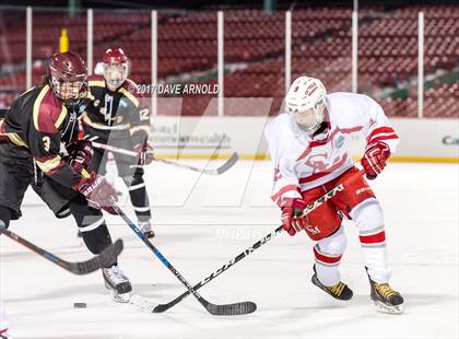 Thumbnail 3 in Boston College High vs. Catholic Memorial (Frozen Fenway) photogallery.