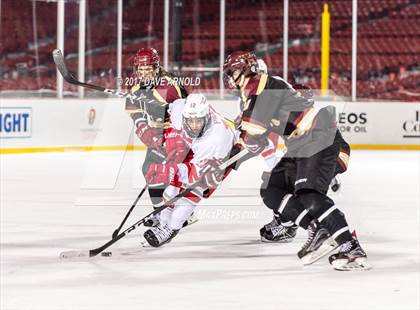 Thumbnail 3 in Boston College High vs. Catholic Memorial (Frozen Fenway) photogallery.