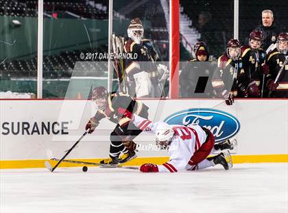 Thumbnail 3 in Boston College High vs. Catholic Memorial (Frozen Fenway) photogallery.