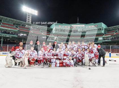 Thumbnail 3 in Boston College High vs. Catholic Memorial (Frozen Fenway) photogallery.