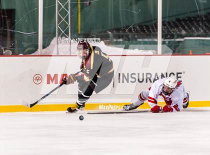 Thumbnail 3 in Boston College High vs. Catholic Memorial (Frozen Fenway) photogallery.