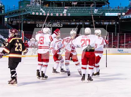 Thumbnail 2 in Boston College High vs. Catholic Memorial (Frozen Fenway) photogallery.