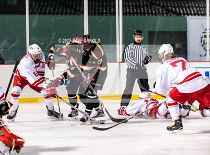 Thumbnail 3 in Boston College High vs. Catholic Memorial (Frozen Fenway) photogallery.